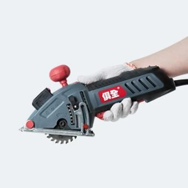 

Mini Electric Circular Saw 500W DIY Multifunctional Electric Saw(6PCS Blades and one glass protection) Without Guide