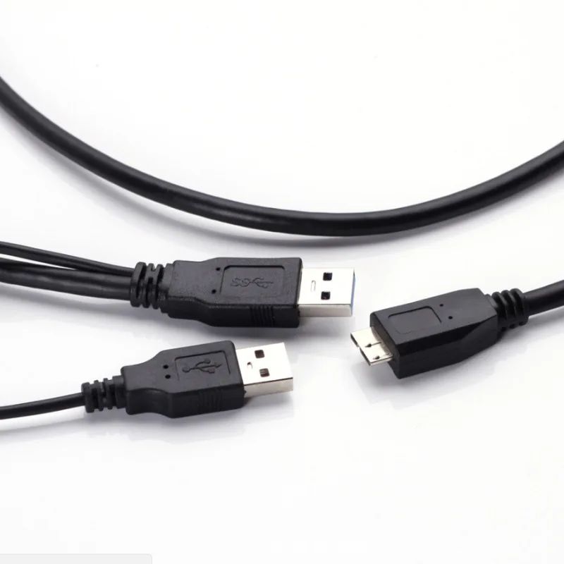Высокоскоростной USB 3 0 Dual A Male to Micro B Y кабель удлинитель для жесткого диска HDD
