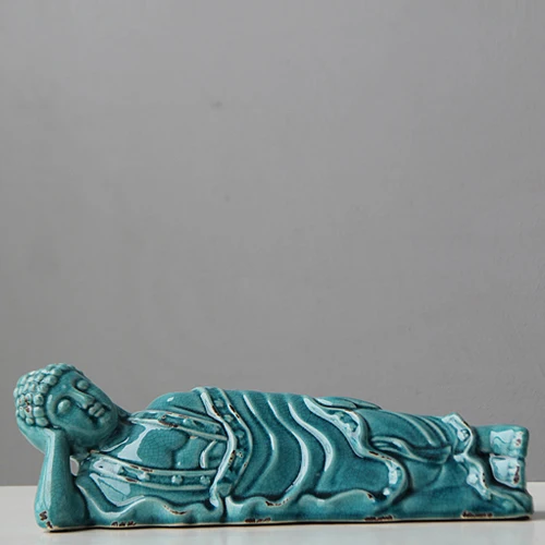 Classical chinese style and wind turtle blue porcelain decoration ceramic figure |