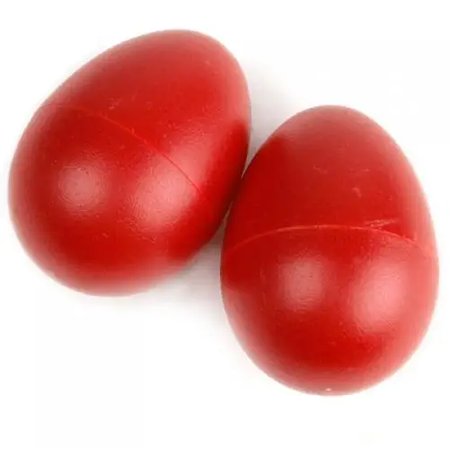 2 Pair Musical Maraca Hand Shaker Plastic Sand Egg Percussion Kids Children Toy