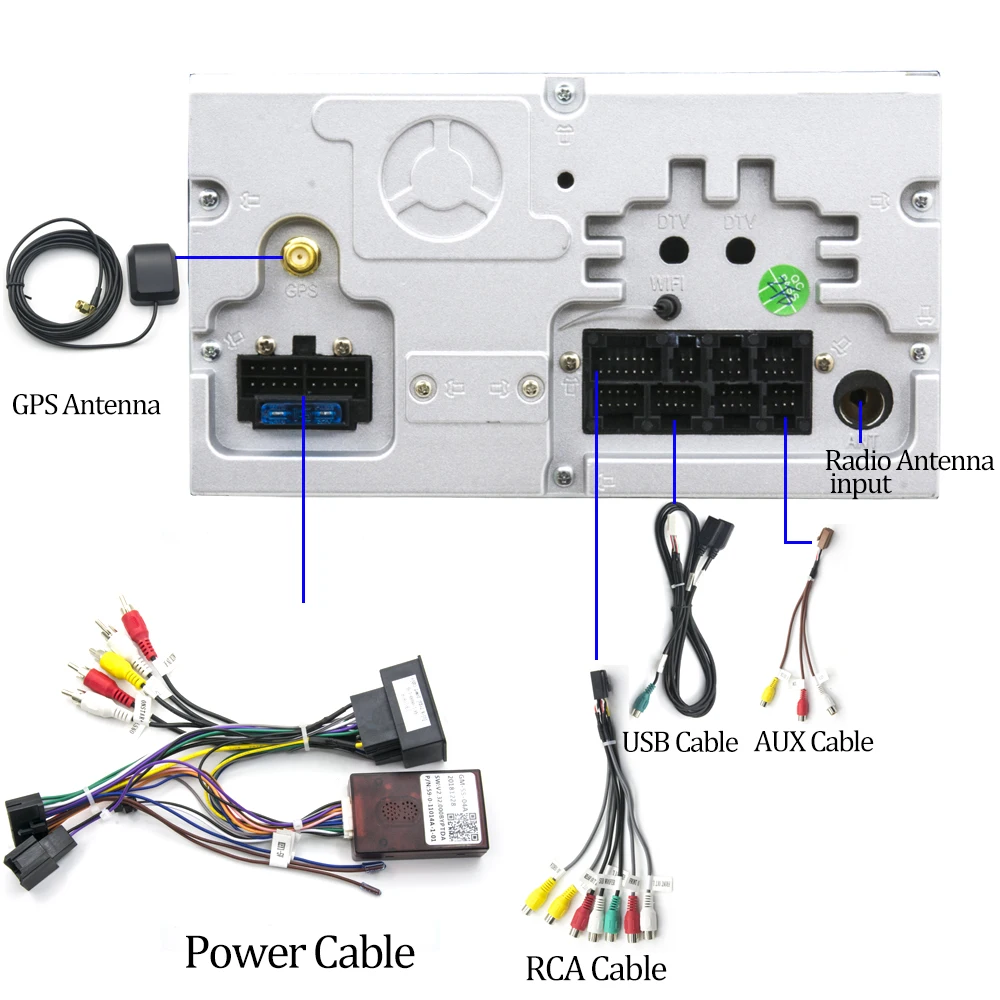 Perfect Owtosin Car Radio Multimedia Video Player Navigation GPS Android 9.0 For Chevrolet Malibu 2012 2013 2014 2015 2016 Car 4GB RAM 4