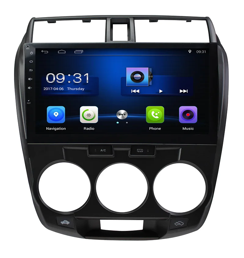 10 1 &quotдля Honda City 2006-2014 Android 7 0 автомобильный dvd видео GPS с навигацией Радио BT AUX DVR WIFI