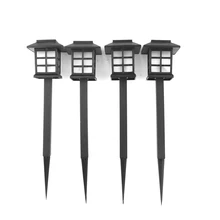 2/4/10 шт. светодиодный солнечный светильник в стиле ретро Фонари Водонепроницаемый садовый светильник лужайки уличный Пейзаж лампы для наружной отделки