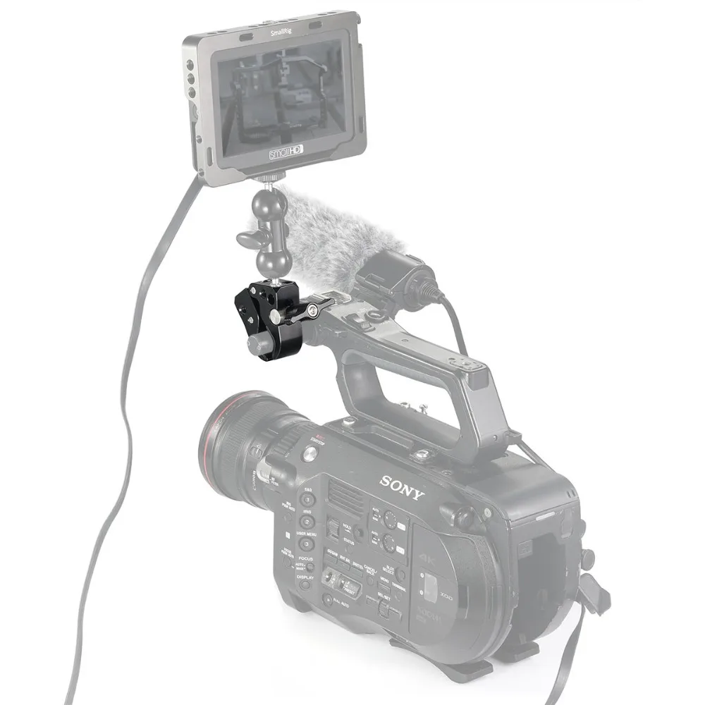 SmallRig Super Clamp(10-55 мм) с 1/" резьбовыми отверстиями и Arri установочное отверстие для универсальных стержней с диаметром 10-55 мм-2220