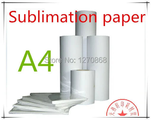 0,3 м* 100 м сублимационная PAPERS-A4 и A3 размер рулона