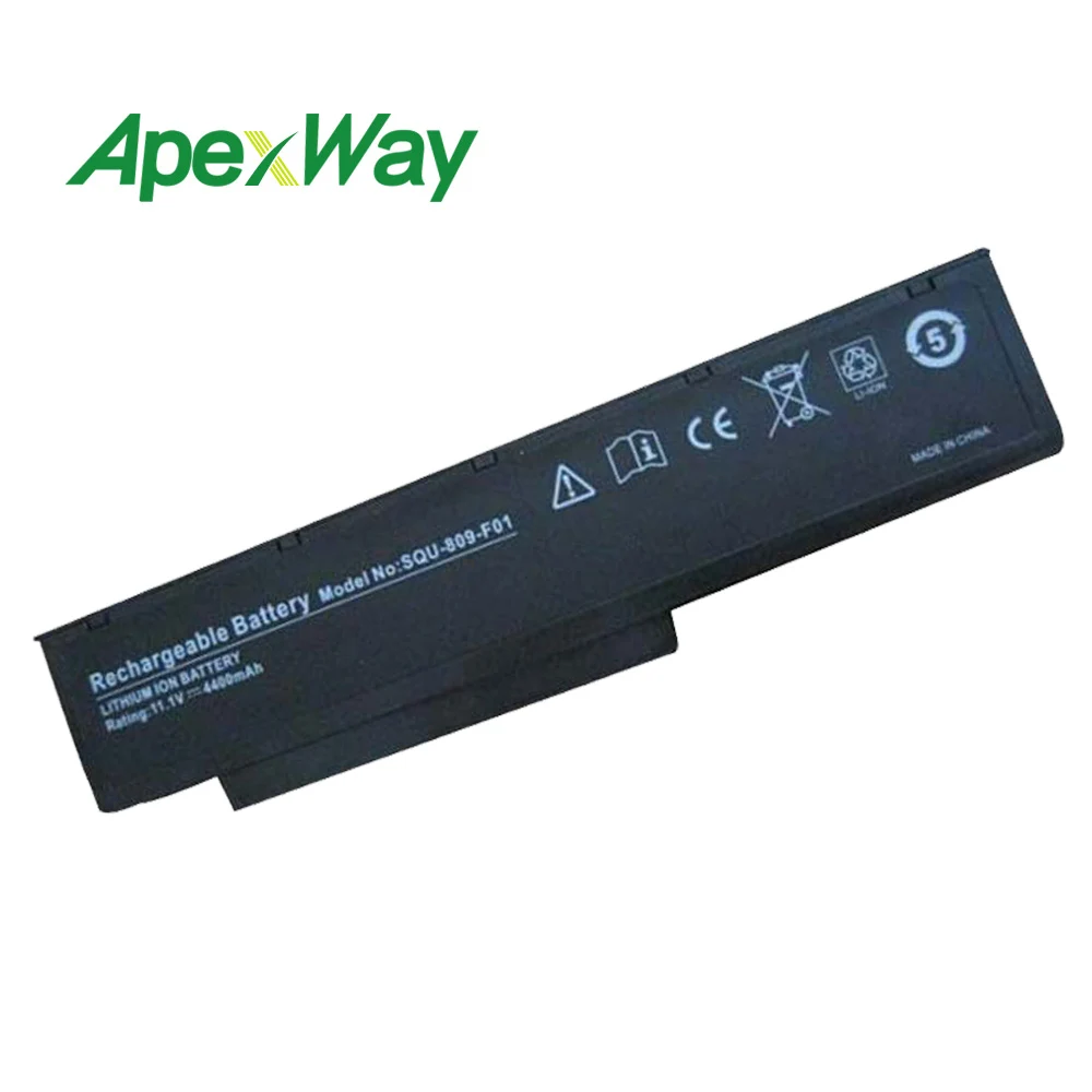 ApexWay 4400 мАч 6 ячеек 10 8 В ноутбука Батарея для Fujitsu Amilo Li3710 Li3910 Li3560 Pi3560 Pi3660 SQU 809 F02