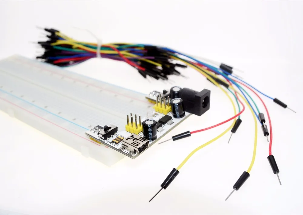 Suq 3 V/5V MB102 макетная плата силовой модуль + MB 102 830 точек Solderless Прототип хлебопечки