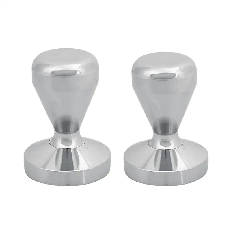 High Quality Espresso Coffee Tamper Silver Coffee Tamper Machine Coffee Bean Grinder Press Hammer Tamper Coffee Accessories