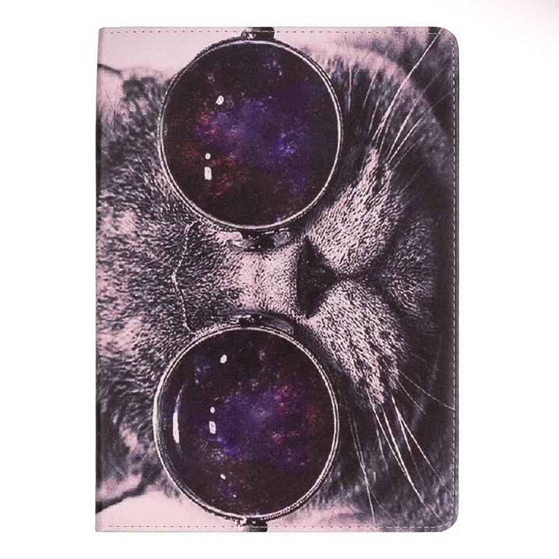 

Fashion Case for iPad Air 2 Cute Pattern Flip Cover PU Leaher Stand Case with Card Slots for iPad Air 2 iPad 6 Smart Tablet Case