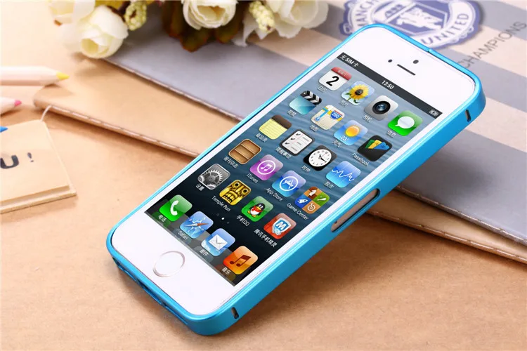 upgraded metal bumper case for iphone 5s 4s (14)