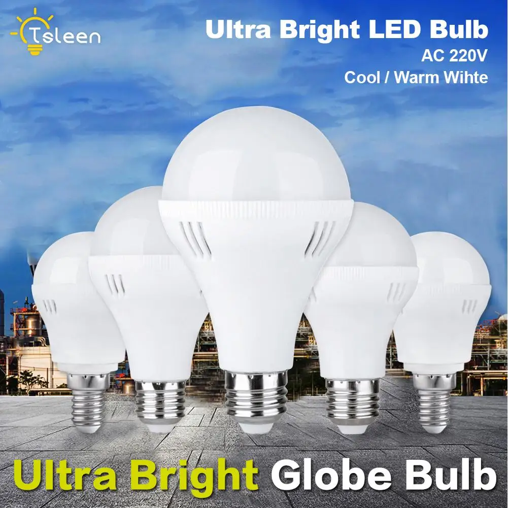 

E14 E27 LED Energy Save Light Lamp Bulb Cool Warm White 3W 5W 7W 12W 15W High Brightness Lampada LED Bombilla Spotlight