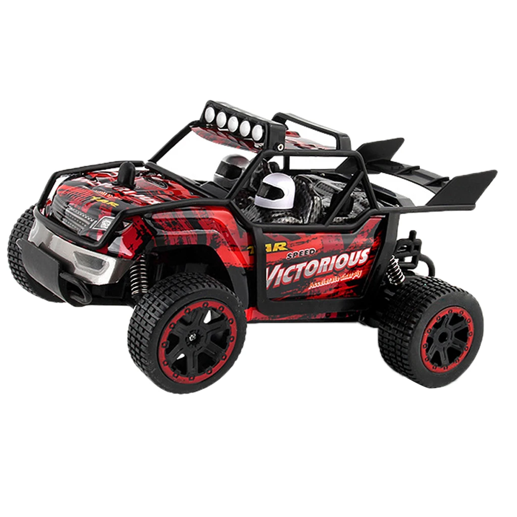  1/18 RC Drift Car 4WD 30KM/H Racing Off-Road Vehicle Monster Truck Crawlers Toy Remote Control Climbing Car Red Rechargeable