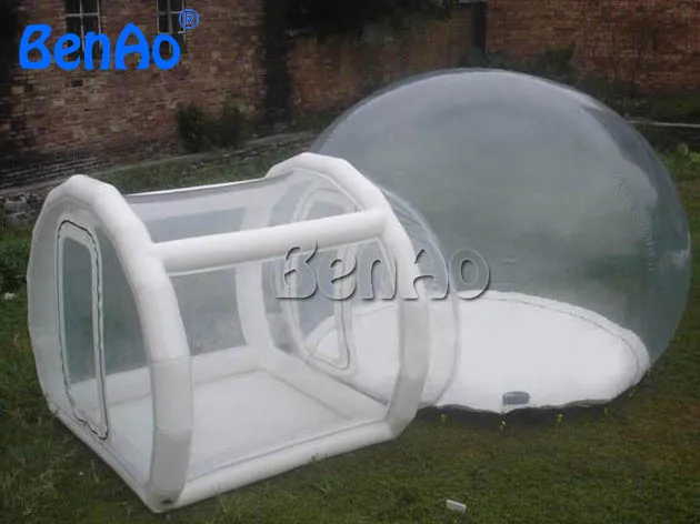 GB03 BENAO ТПУ кристальбубль/надувной пузырь-образный палатка для кемпинга/надувной прозрачный Глобус палатки и ремонтные комплекты