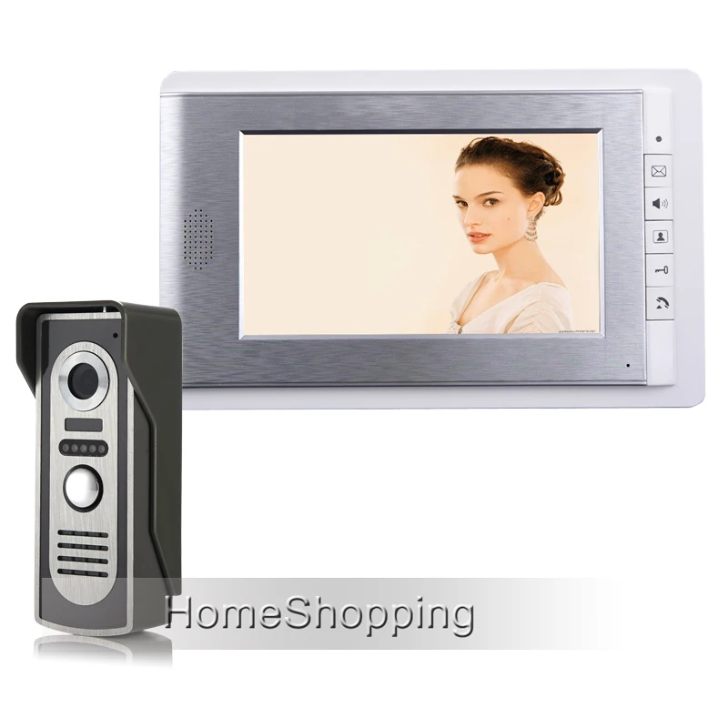 

Wholesale New Apartment 7" LCD Color Screen Video Door Phone Intercom System + Waterproof Doorbell Camera In Stock FREE SHIPPING