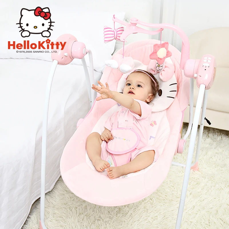 hello kitty baby swing