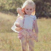 Новинка года летний комбинезон для маленьких девочек от 1 года до 4 лет одежда для маленьких девочек