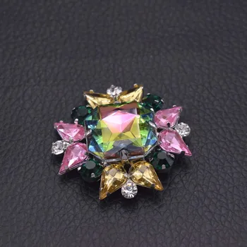 

20pcs/lot beatiful crystal AB flatback clothing buttons sew on rhinestone garment DIY handmade decoration for wedding dress