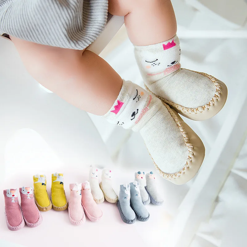 

Spring And Autumn New Cute Cartoon Baby Toddler Shoes Children's Non-slip Floor Socks Bottom