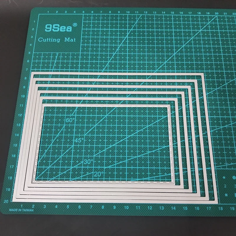 

RLJLIVES Rectangle Metal Cutting Dies Stencils for DIY Scrapbooking Stamp/photo album Decorative Embossing DIY Paper Cards