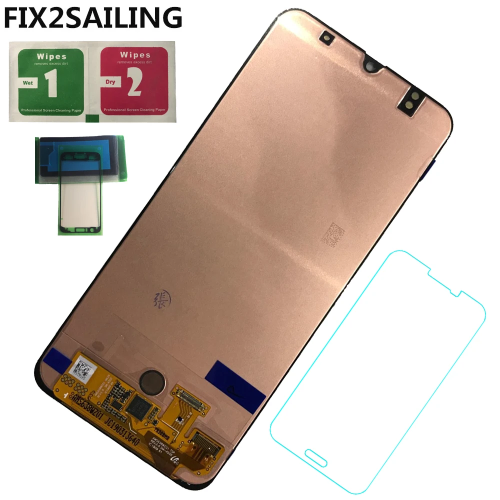 

6.4'' New For Samsung galaxy A50 A505F/DS A505F A505FD A505A LCD Display Touch Screen Digitizer Assembly For Samsung A50 lcd