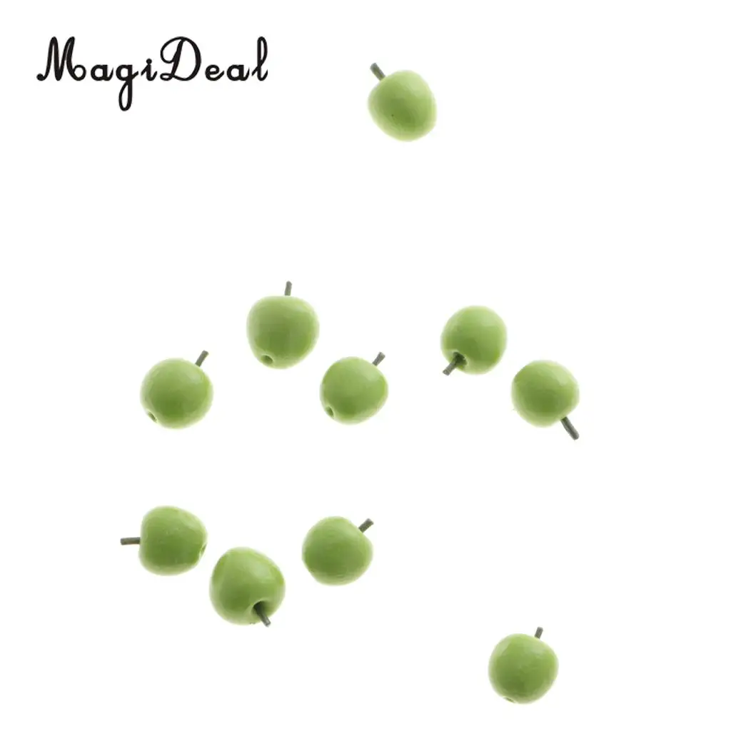 10Pcs/Lot Simulation Polymer Clay 1:12 Dollhouse Miniature Fruits Food Kitchen Restaurant Living Room Decoration Children Toys