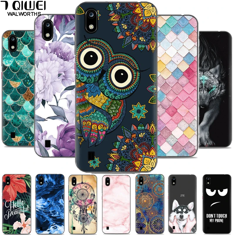 

For ZTE A7 2019 Case Soft Silicone Back Cover phone cases For ZTE Blade A7 2019 Case Clear bumper A 7 2019 Coque 6.09'' Fundas
