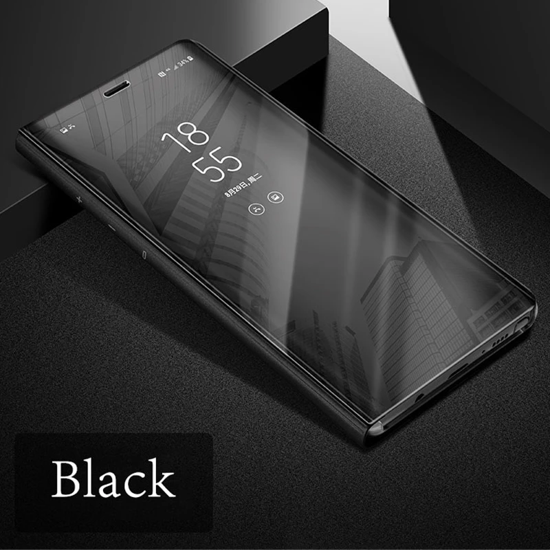 Умный чехол с откидной крышкой для Samsung S10 S9 S8 S7 Note 9 8 A70 A50 A40 A30 A20 A10 A8 A6 J4 J6 J2 кожаный