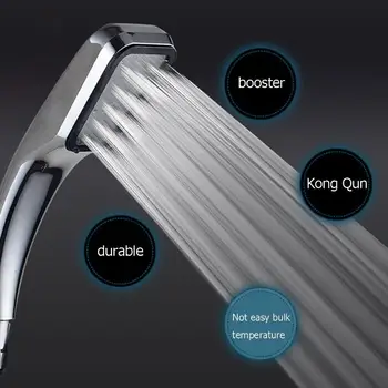 

High Pressure Handheld 300 Holes Square Shower Head Water Saving Sprinkler Bathing Shower Faucets Bathroom Accessories