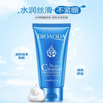 

Hyaluronic Acid Facial Cleanser Nourishing Cleanser Foam Moisturizing Face Wash Anti-Spots Marks Deep Clean Cosmetics