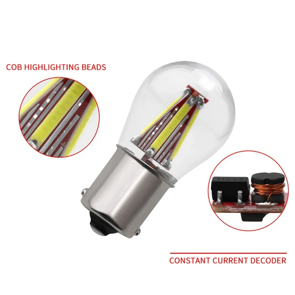 

4 LED Filament 1156 1157 BAY15D Car Reverse Backup Stop Brake Light Bulb Light Parking Turn