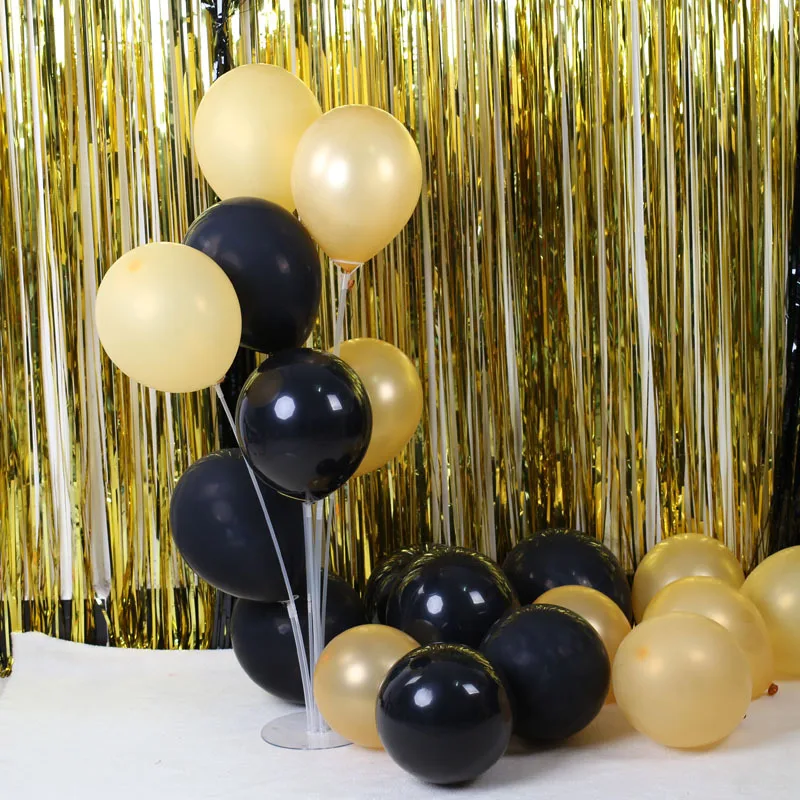 

5/10 inch Black Gold Ballon Birthday Party Decorations Kids Balloons Adult Wedding Party Happy Birthday Balloons