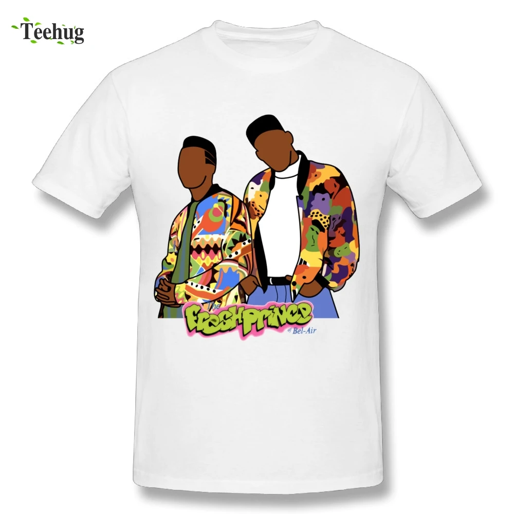 Потрясающая Мужская футболка Fresh Prince Of Bel Air из чистого хлопка, красивые мужские футболки
