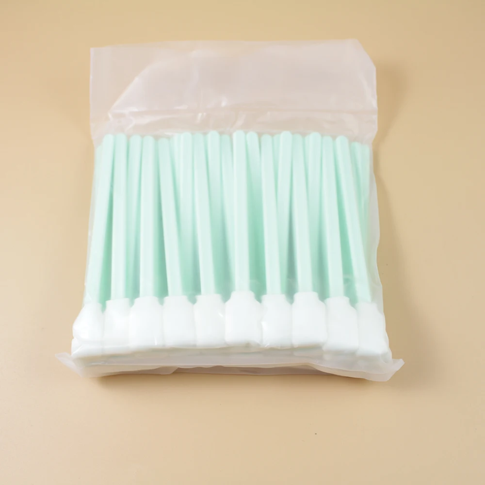 1000 pcs Lint Free Foam Cleaning Swabs for Thermal Print heads Zebra