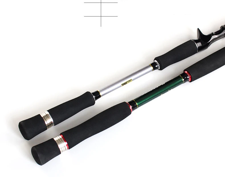 RoseWood 2.1M 2.28M Carbon Bait Casting Rod 9-30g, 9-40g Lure Wieght Super Power Fishing Rod EVA Handle, Blue & Green  (7)