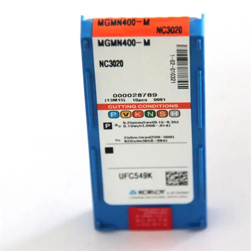 10 шт./лот MGMN400-M NC3020 KORLOY поворотные фрезы 100% Новые оригинальные высококачественные