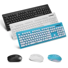 X1600 Портативный 2,4G Беспроводной клавиатуры и Мышь комбо для настольных компьютеров для портативного компьютера