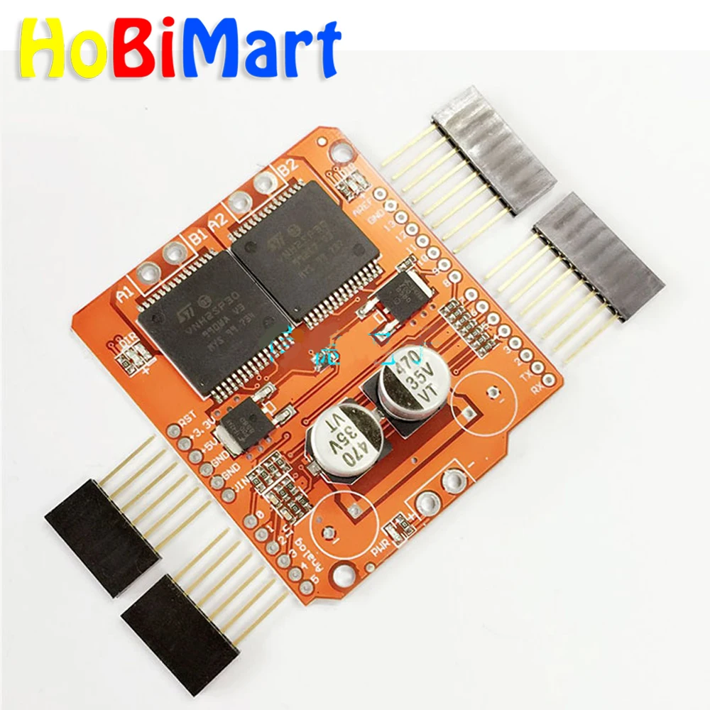 

Monster Moto Shield VNH2SP30 stepper motor driver module high current 30A for arduino Monster Moto Shield VNH2SP30 stepper #D050