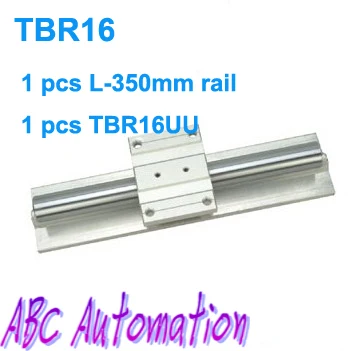 Китайский TBR16 1 шт. TBR16-L350mm направляющая вала TBR16UU Линейный шарикоподшипник