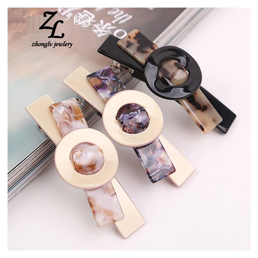 High Quality Multicolor French Handmade Cellulose Acetate Hair