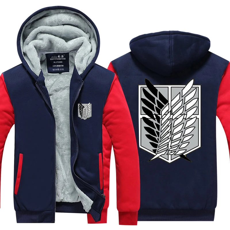 Fans Wear Attack on Titan Coat Zipper Hooded Printed Hoodies Shingeki No Kyojin Winter Sweatshirt Rivaille Zip Up Sweatshirts Fans Wear Attack on Titan Coat Zipper Hooded Printed Hoodies Shingeki No Kyojin Winter Sweatshirt Rivaille Zip Up Sweatshirts