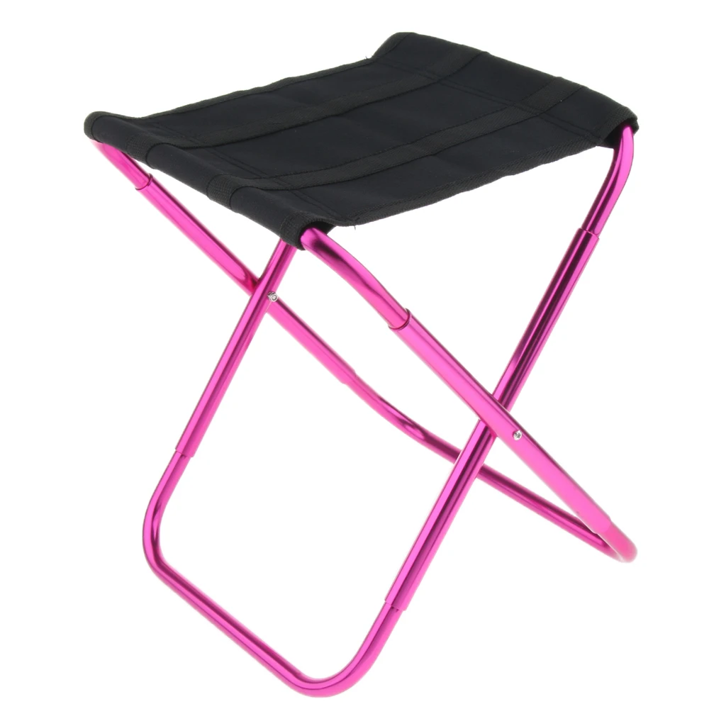 Perfeclan Outdoor Folding Stool Travel Slacker Chair for Camping Hiking BBQ Lightweight Camping Hiking ChairTravel Slacker Chair