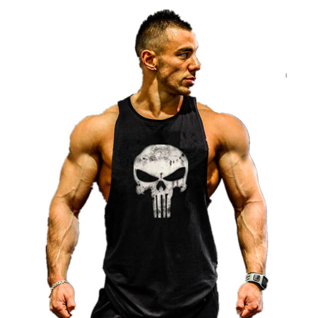 Men Gyms Clothing Cotton Hooded Vest