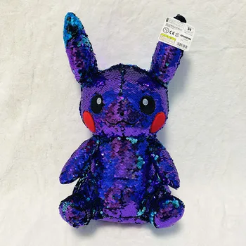 

Pokemon Pikachu Purple 'piece Cute Pikachu Plush kawaii Toys Dark Lightning Pikachu Dolls Toys for Children