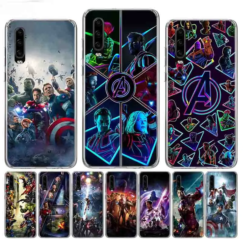 The Avengers Comic Phone case Fundas Silicon Case For Huawei P30 P20 Mate 20 10 Pro P10 lite P Smart + Plus Z 2019 Cover |