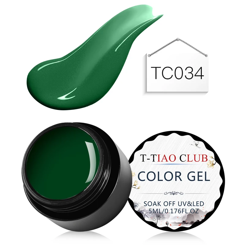 T-TIAO CLUB, чистый цвет, Гель-лак для ногтей, замачиваемый, для маникюра, УФ-Гель-лак, Базовое покрытие, лак для нейл-арта, украшения для маникюра - Цвет: S00976