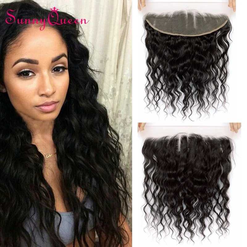 

8A 13X4 Ear to Ear Lace Frontal Closure wit Baby Hair Brazilian Loose Wave Hair Lace Frontal Sunny Queen Hair Products