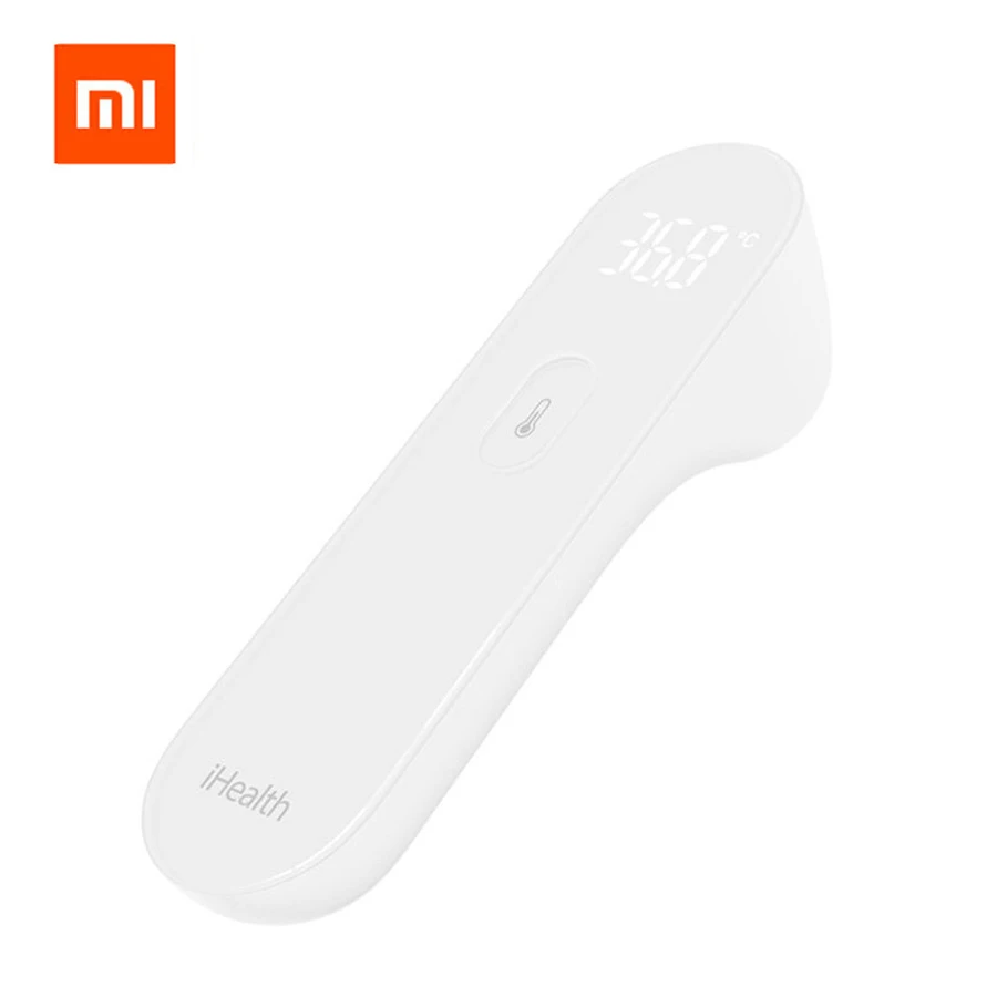 

Original Xiaomi Mijia iHealth Thermometer Accurate Digital Fever Infrared Clinical Thermometer Non Contact Measurement LED Shown