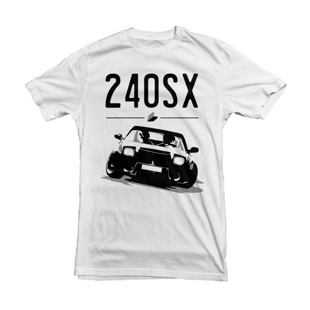 Японский классический автомобиль 240Sx Мужская Автомобильная Футболка-Белый 2019 Новое поступление мужская футболка повседневные мужские