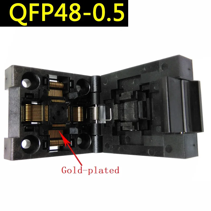 QFP48 чип тестовая база IC старение FPQ-48-0.5-06 флип Программирование | Автомобили и