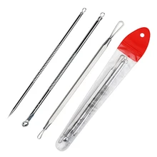 Набор инструментов для удаления черных точек, черная головка, игла для удаления прыщей, прыщей, моль, инструмент для удаления дефектов кожи, пылесос, красота, уход за кожей